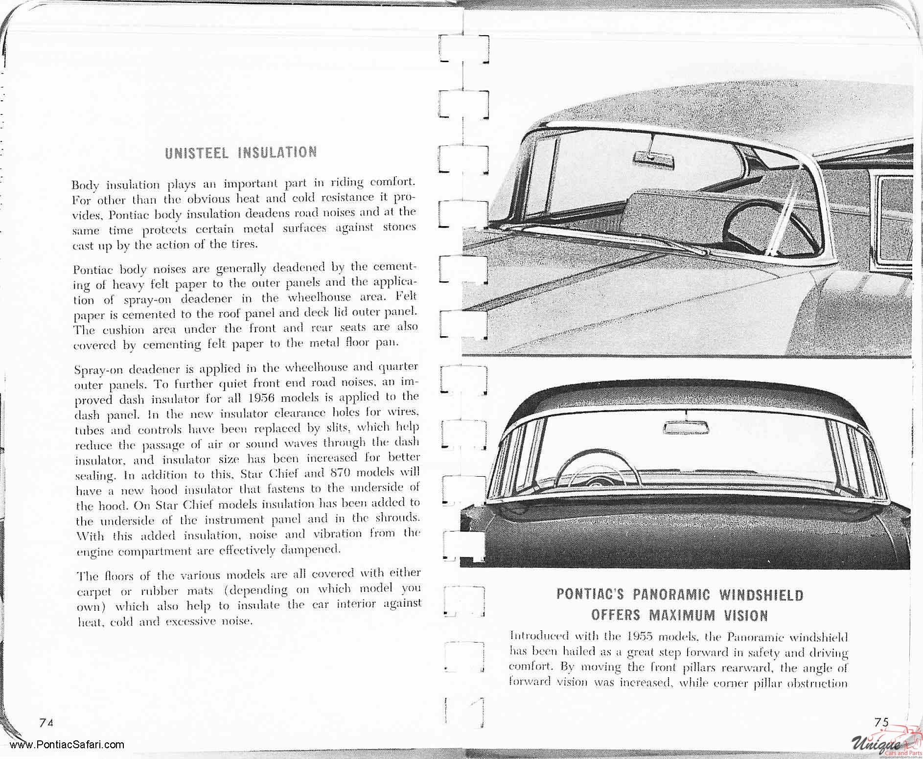1956 Pontiac Facts Book Page 124